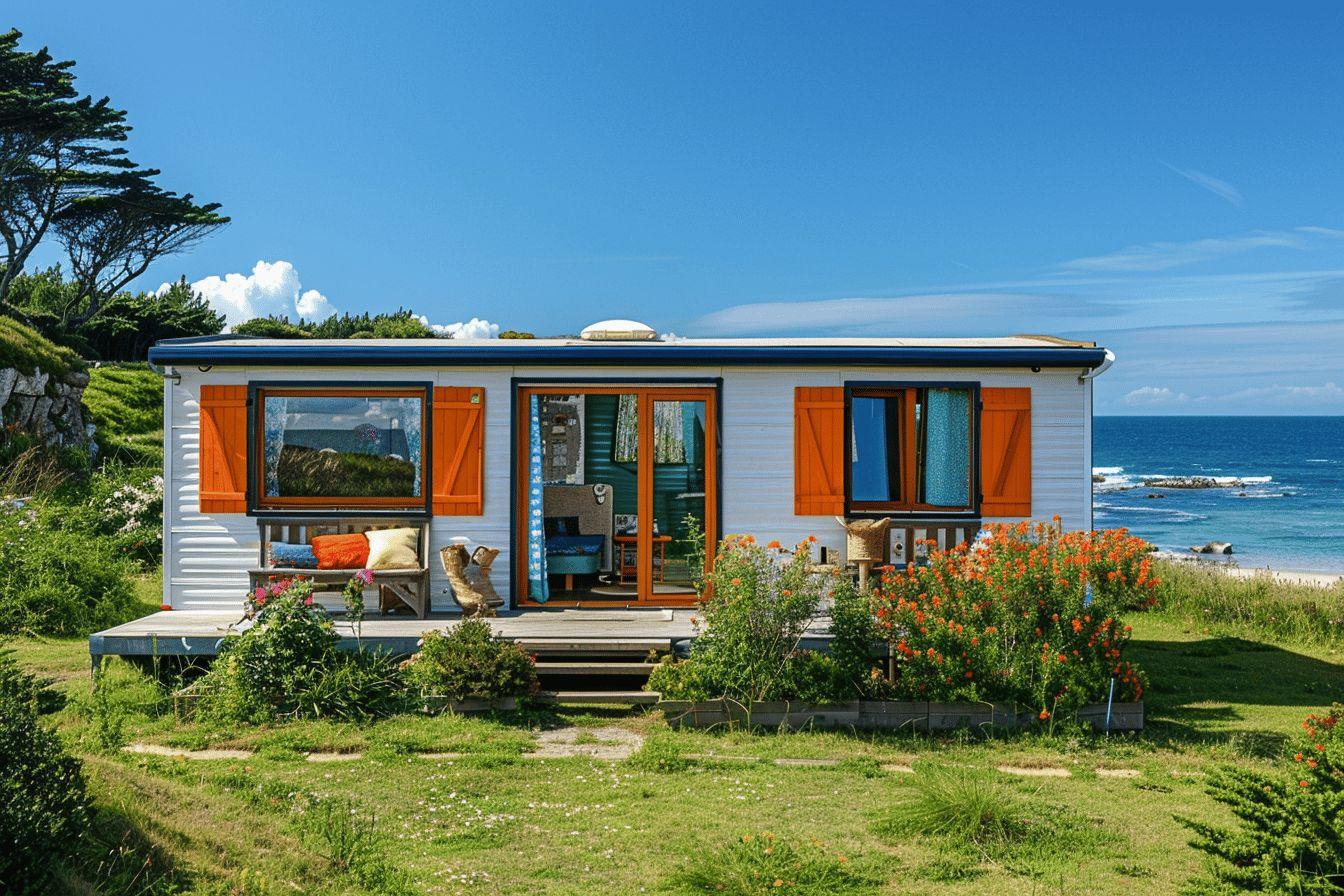 Vente parcelle avec mobil-home en Bretagne : terrains vue mer et emplacements dans campings à vendre